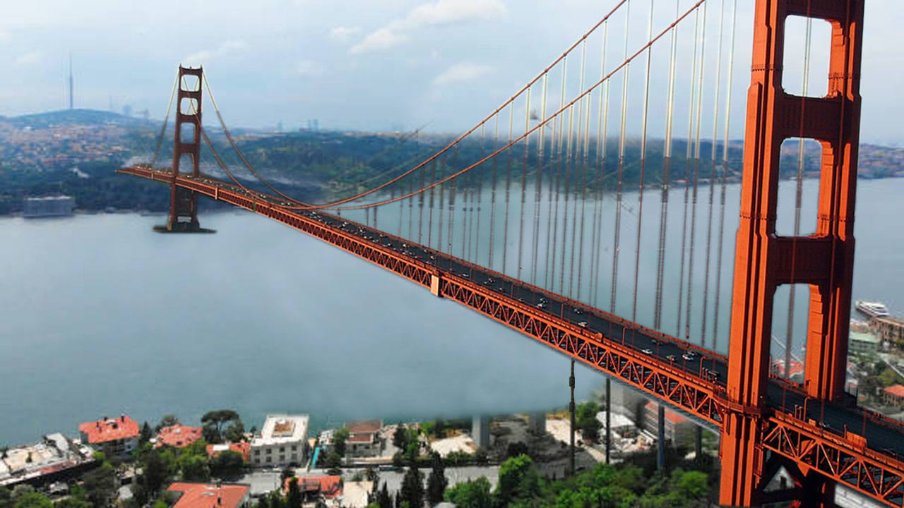 İstanbul - Goden Gate Köprüsü