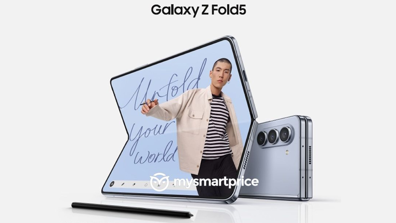 Samsung Galaxy Z Fold5 tasarımı