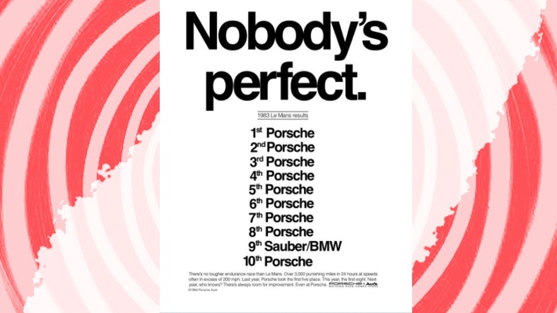 porsche reklamı