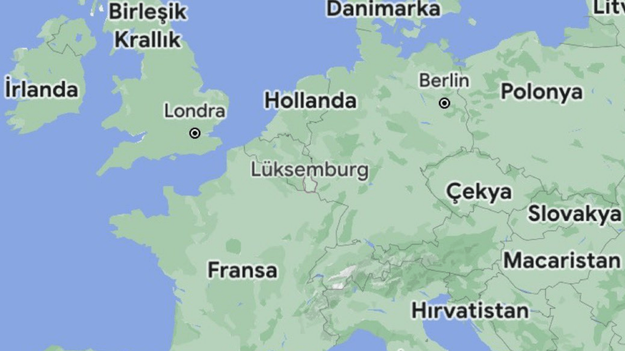 Lüksemburg haritada ki konumu