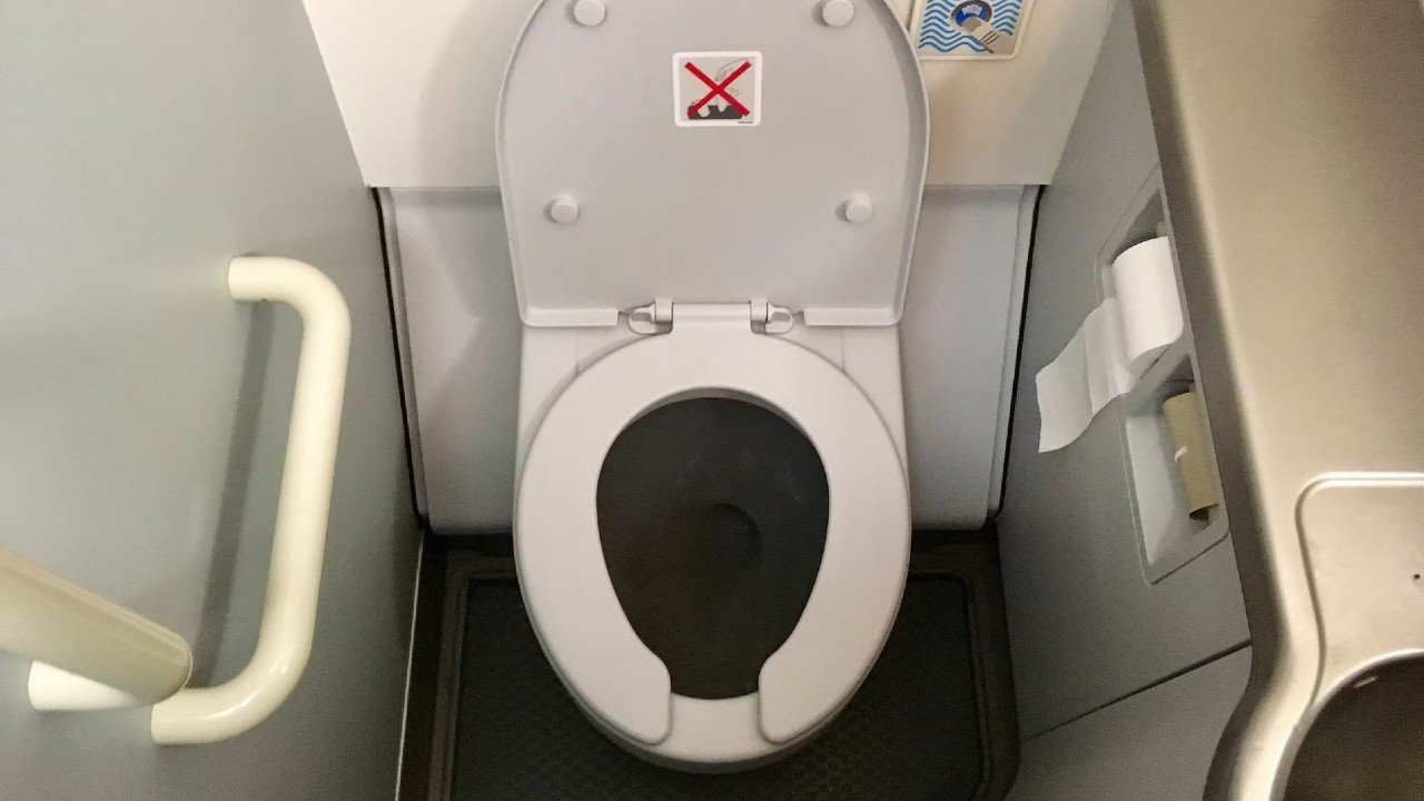 uçak tuvaleti