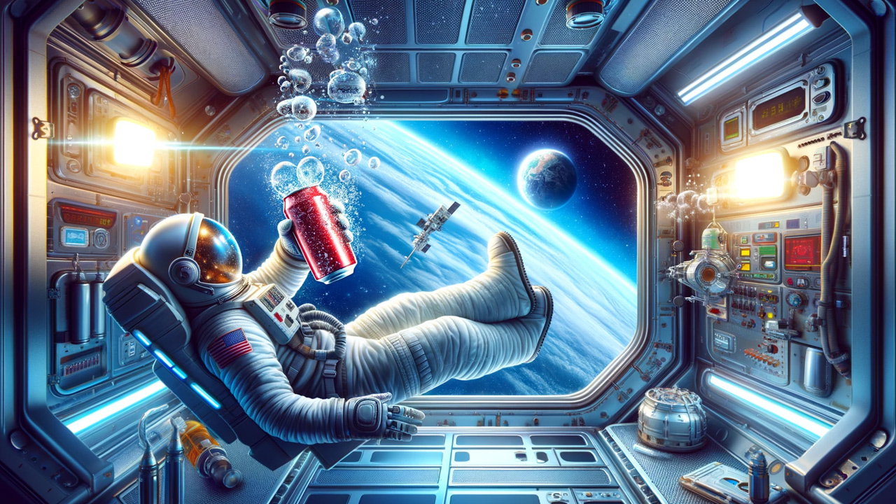 uzayda gazlı içecek içmek neden yasak
