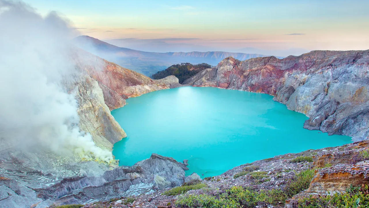 Kawah Ijen gölü