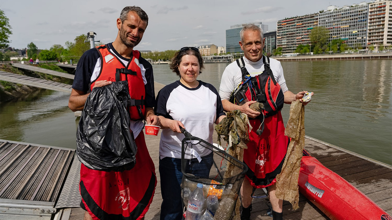 Paris Seine Nehri temizlik