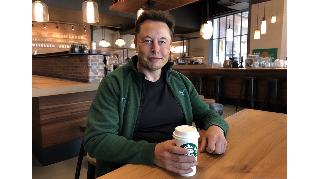 elon musk starbucks