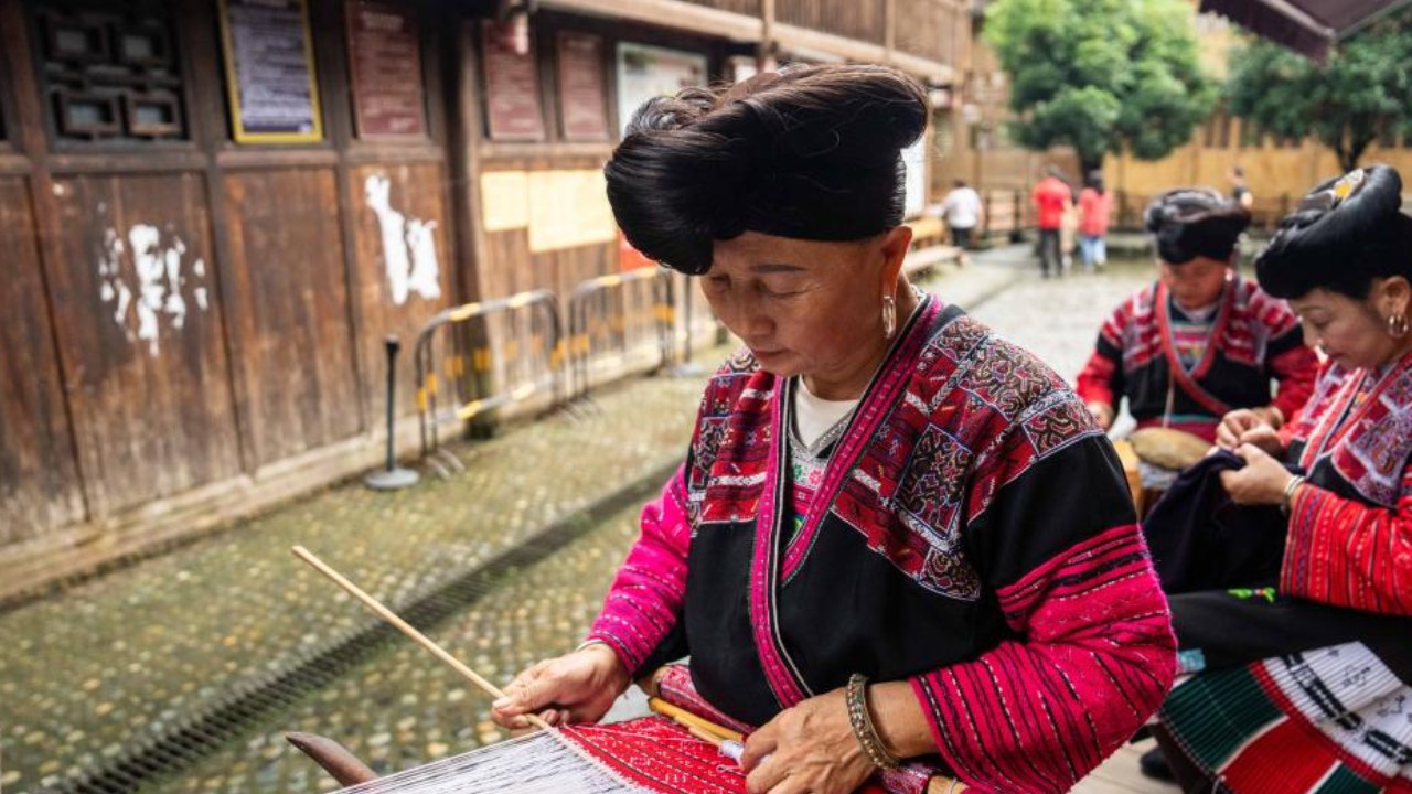 Huangluo Köyü kadınları