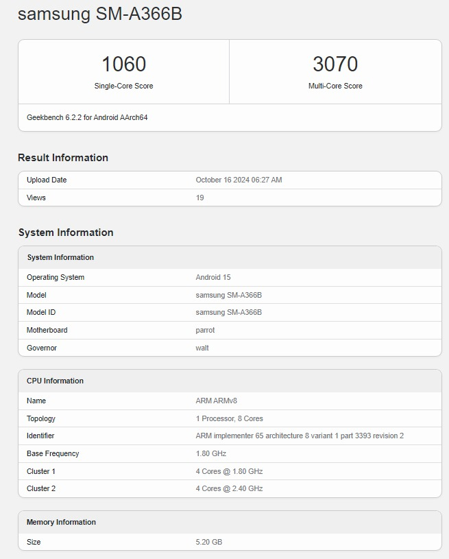 Samsung Galaxy A36 