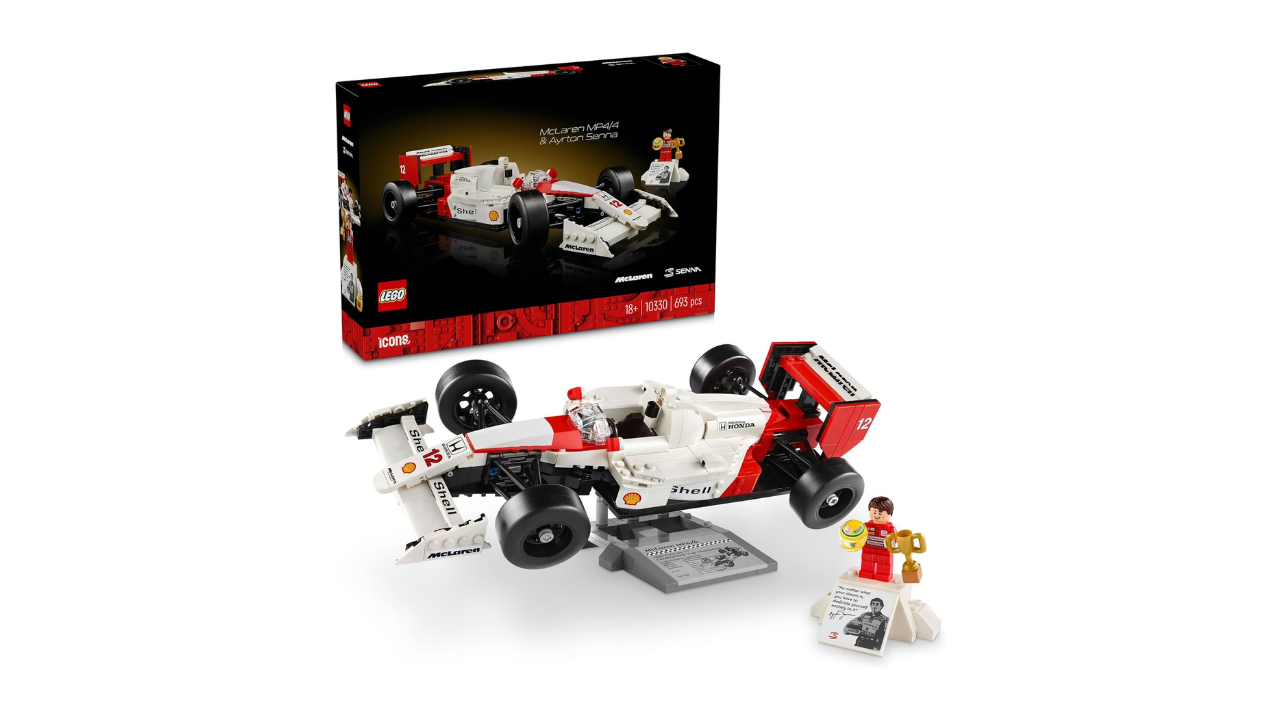 LEGO Icons McLaren MP4/4 ve Ayrton Senna