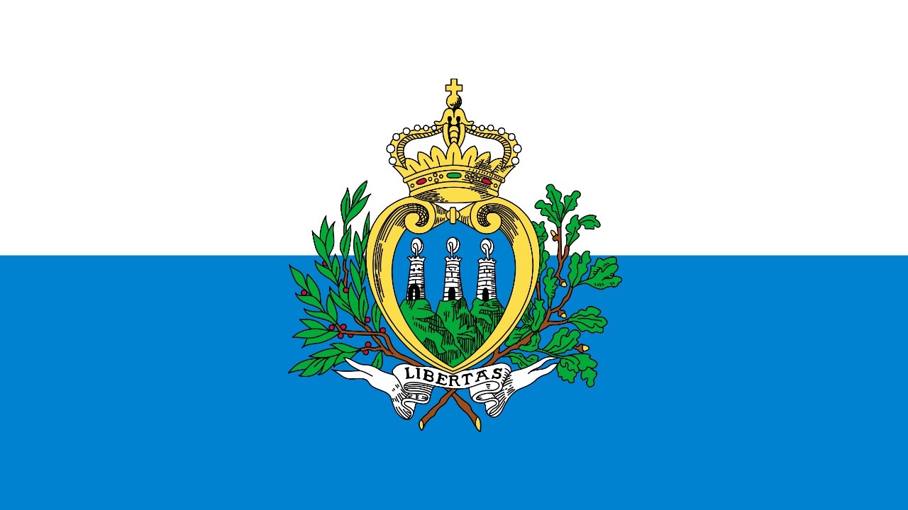 San Marino bayrak