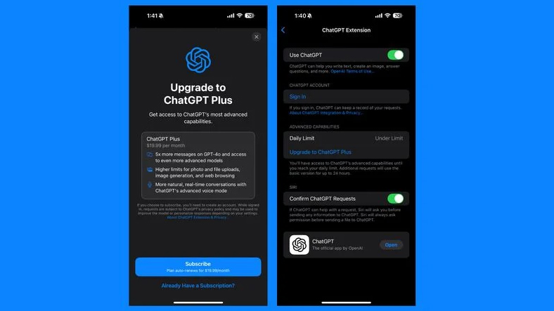 iOS 18.2 Siri ChatGPT entegrasyonu