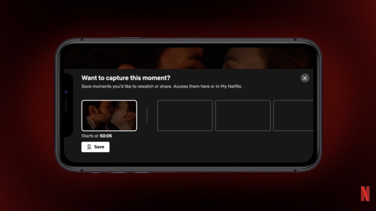 netflix favori sahneyi sosyal medyada paylaşma özelliği ekran görüntüsü