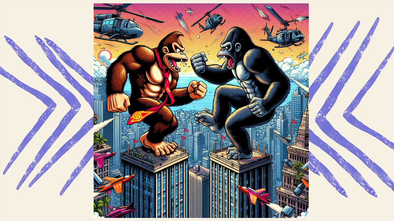 donkey kong ve king kong