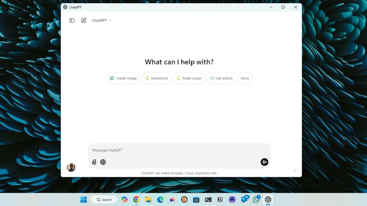 ChatGPT Windows uygulaması