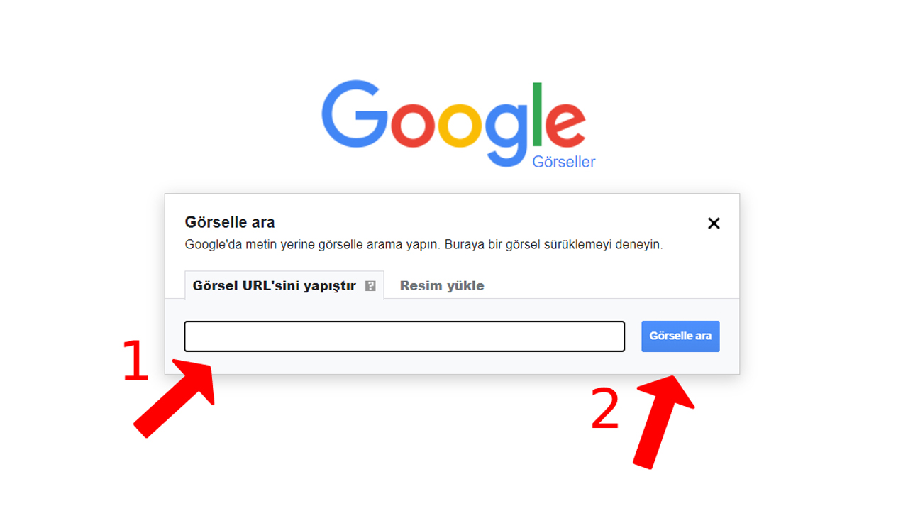 google tersine görsel arama