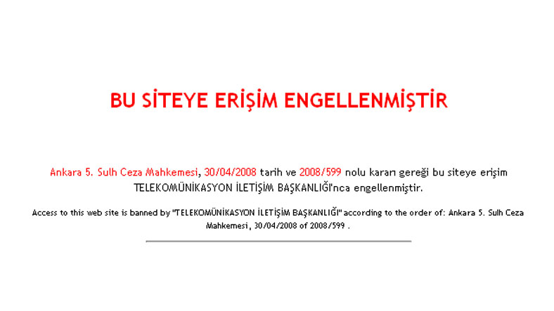 erişim engeli youtube