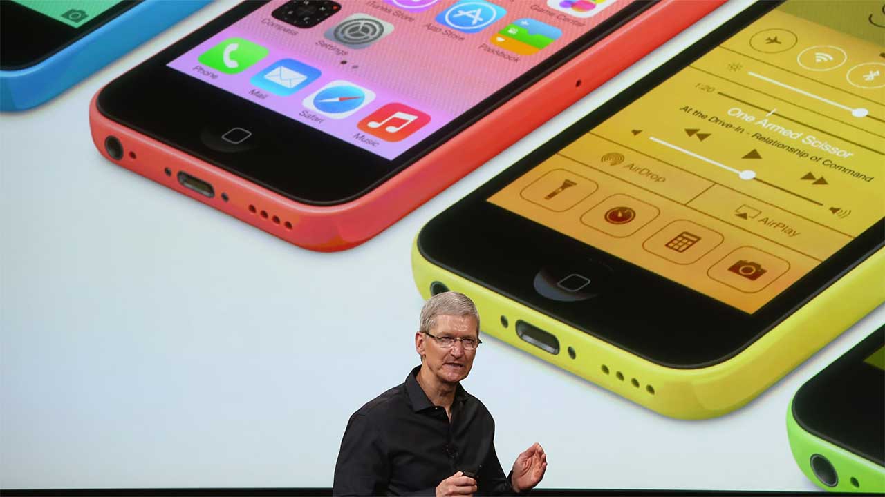 tim cook iphone 5c lansman