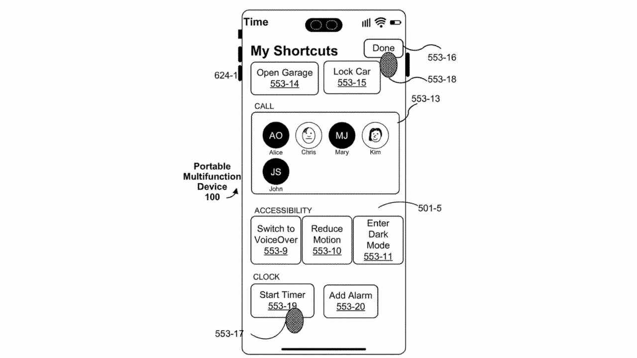 apple patenti iphone aksiyon butonu