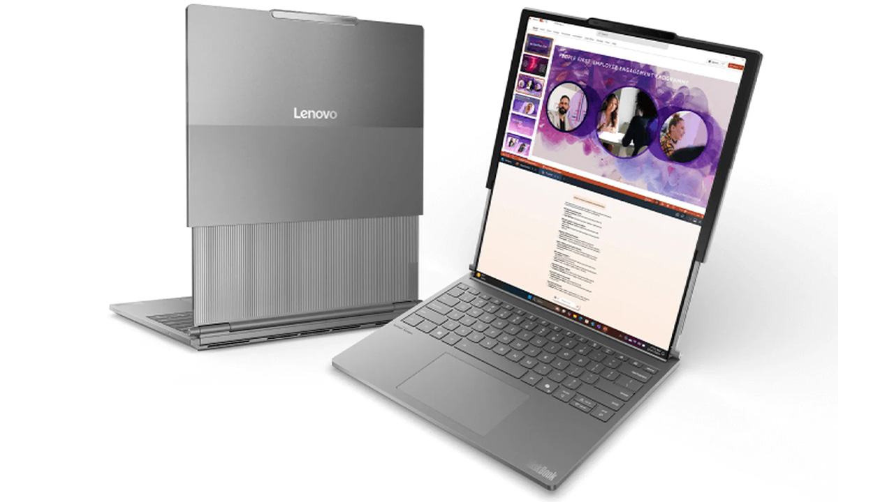 Lenovo katlanabilir ekranlı dizüstü bilgisayar