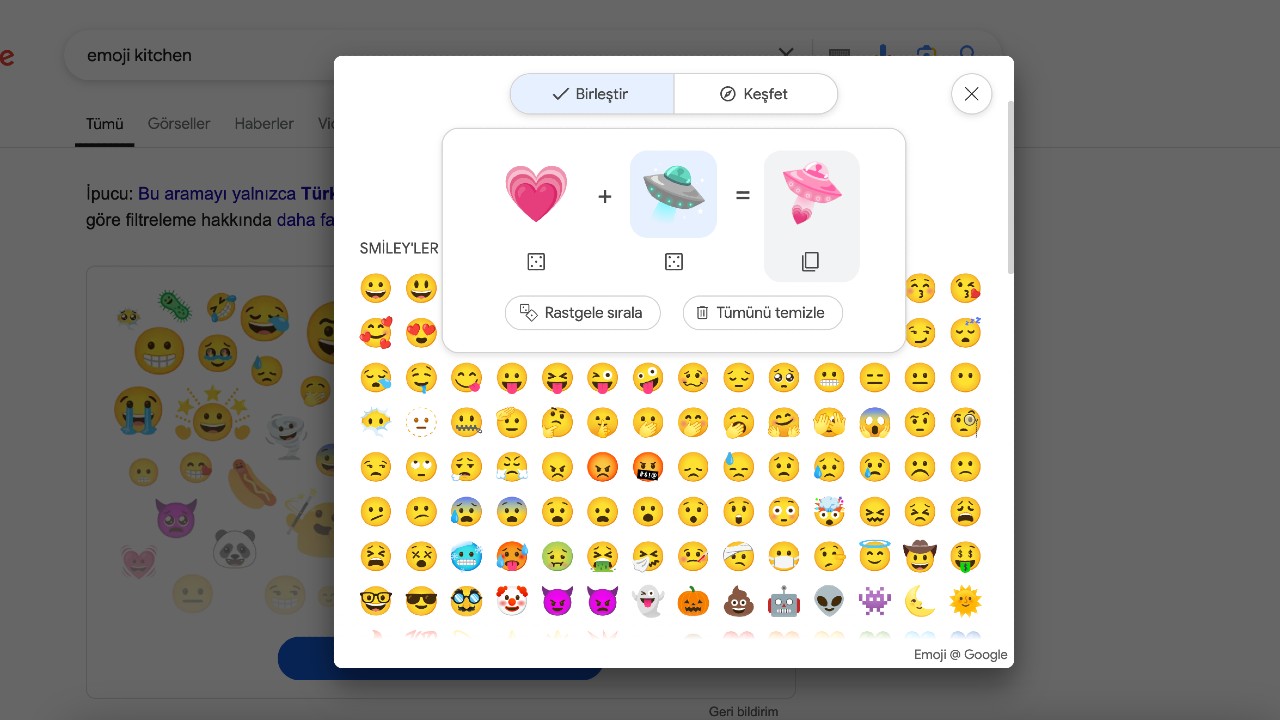 emoji oluşturma