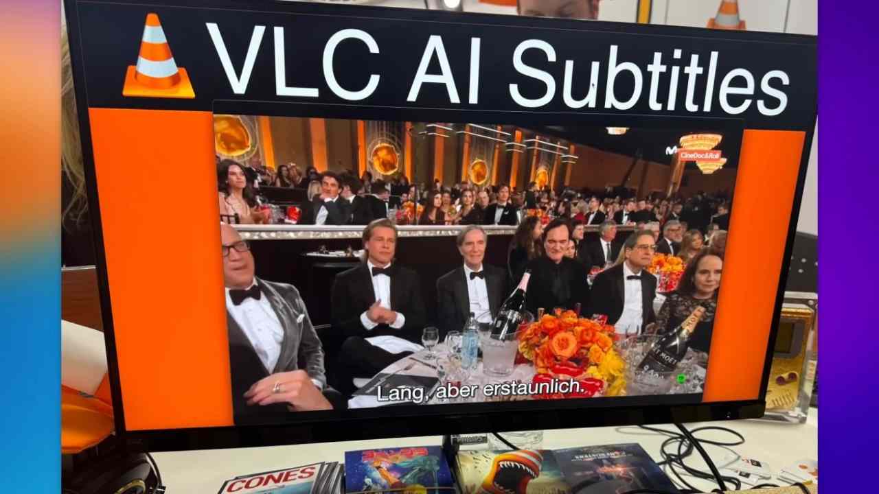 VLC yapay zeka altyazı