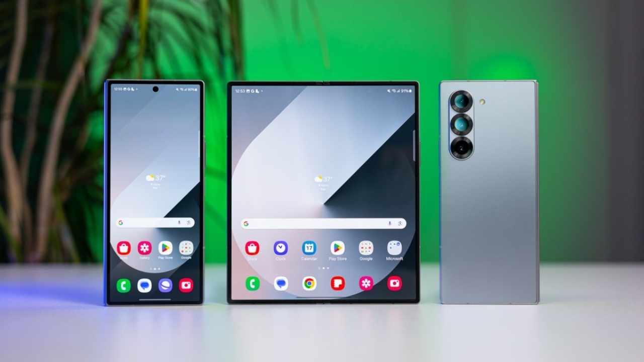 samsung galaxy g fold üçe katlanabilen telefon