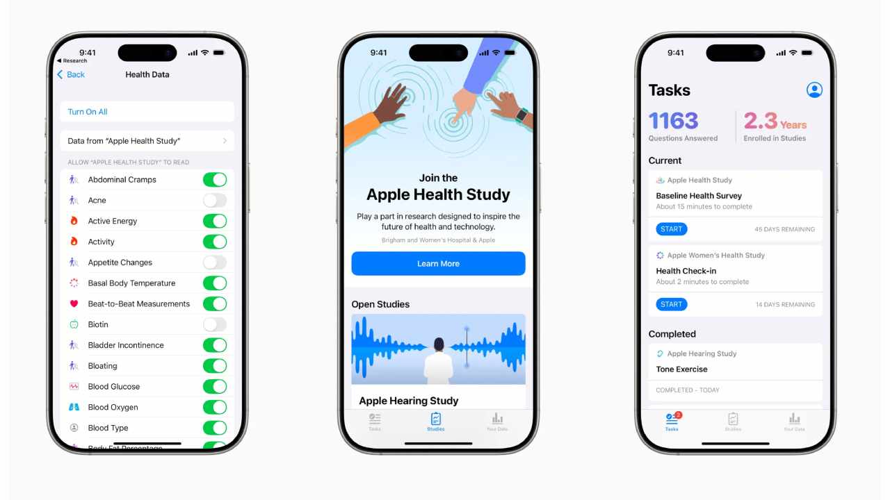 apple sağlık araştırması health study