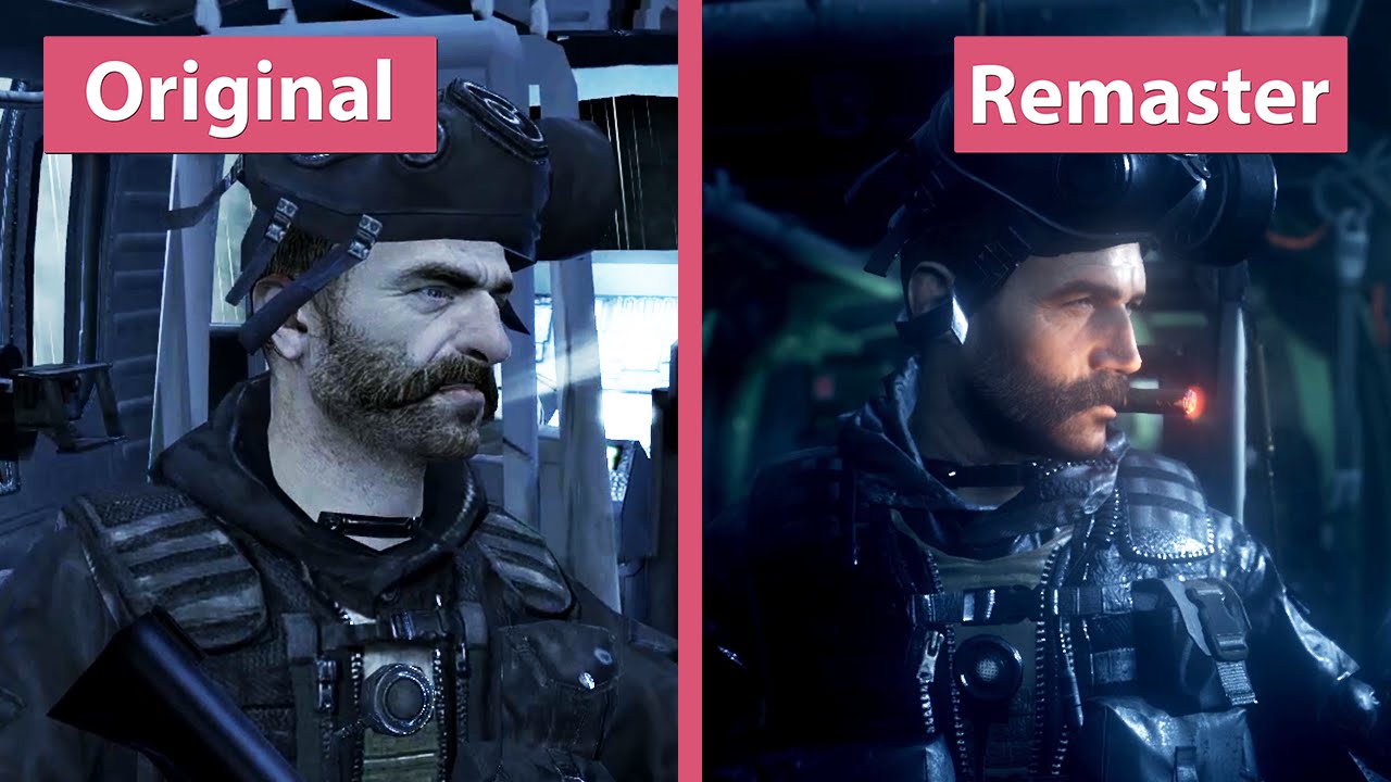 Сравнение оригинал. Modern Warfare 2 Remastered vs Original. Call of Duty Modern Warfare 2 vs Remastered. Call of Duty Remastered vs Original. Call of Duty 4 Modern Warfare Remastered vs Original.