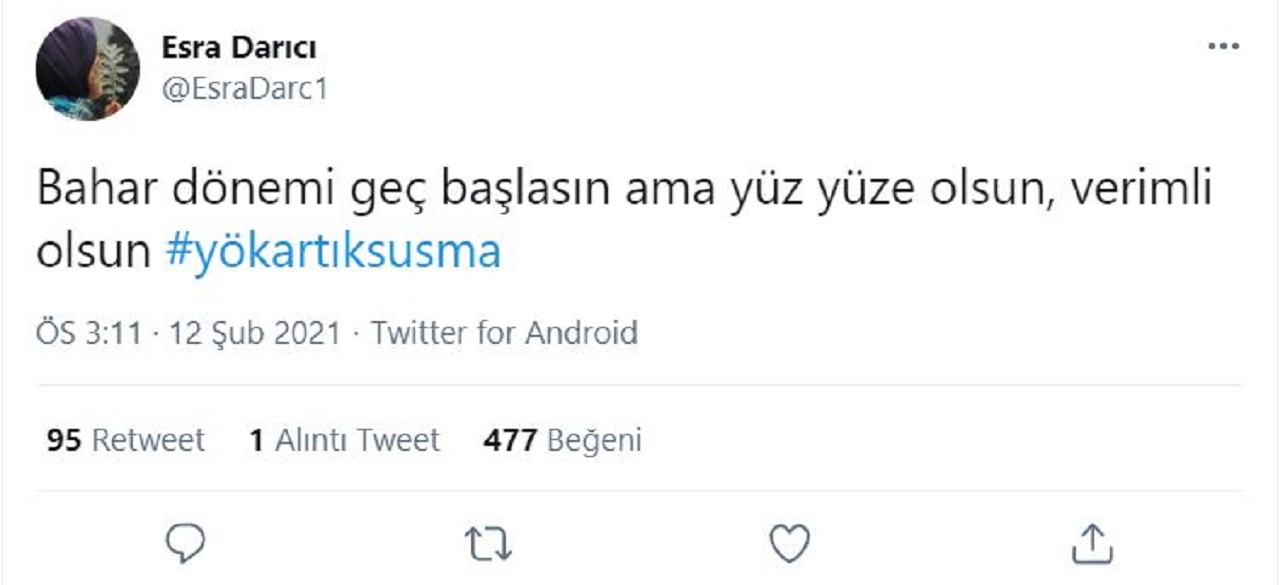 #yökartıksusma Twitter