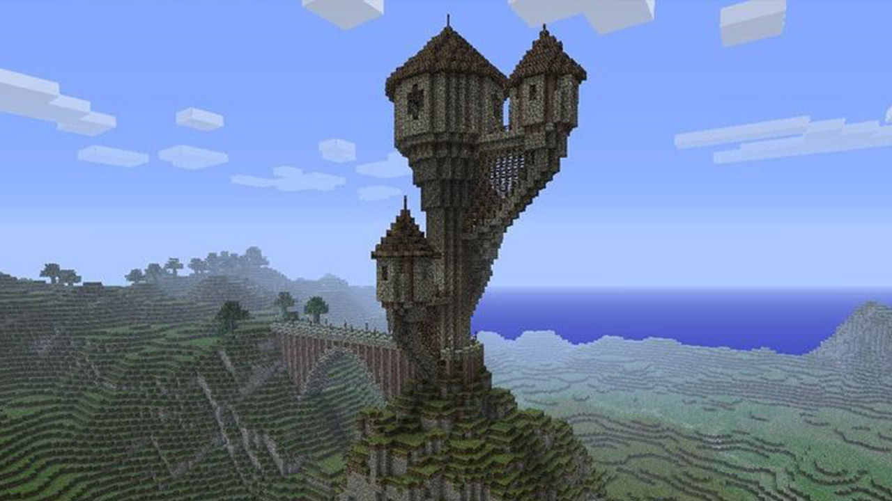 Minecraft башня мага