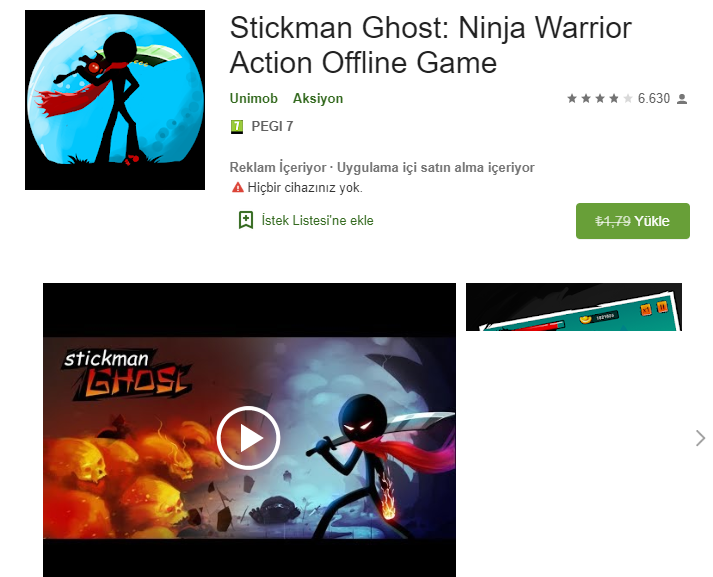 stickman ghost ninja warrior action offline game