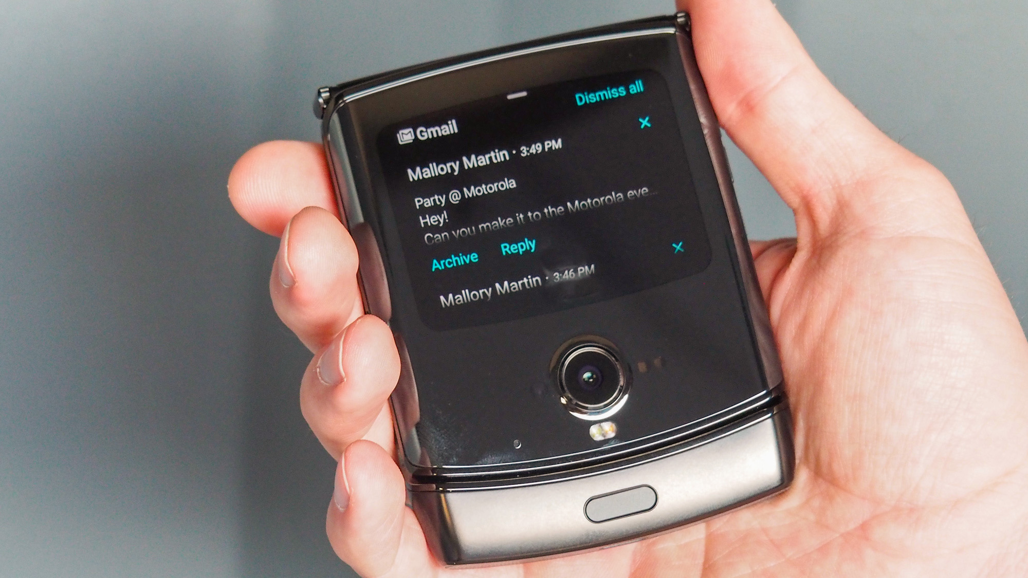 motorola razr quick view