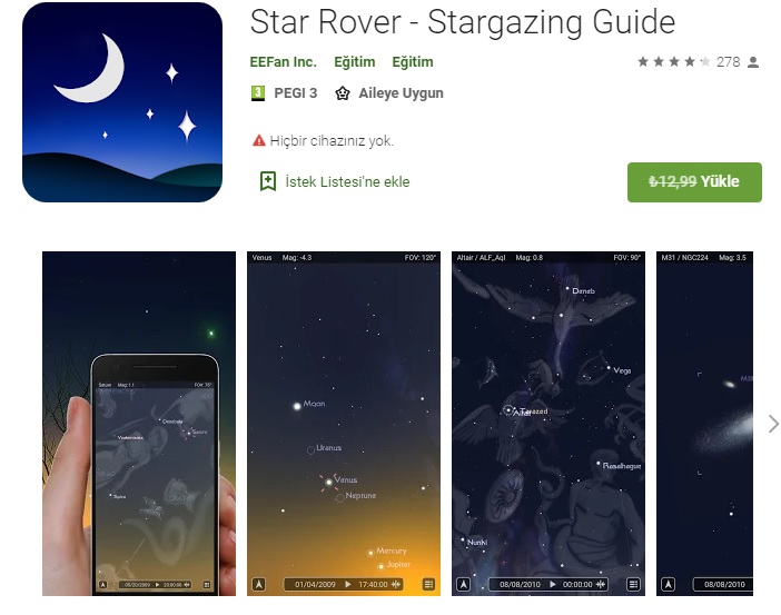 star rover stargazing guide