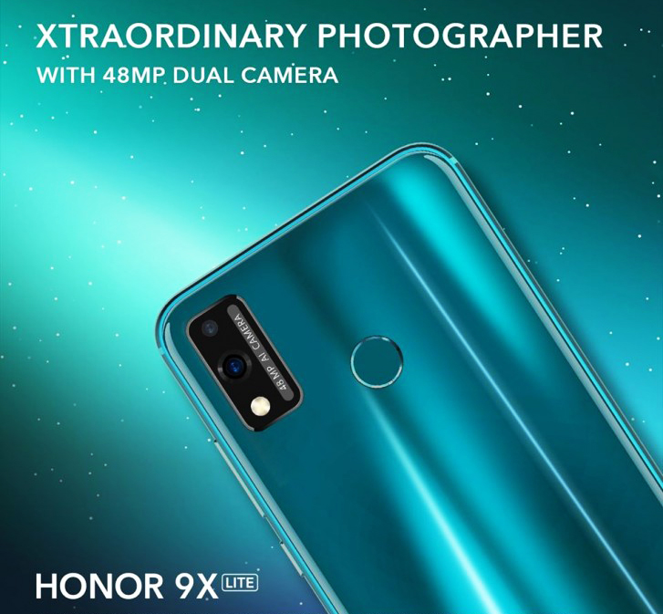 Honor’un 9X Lite Adında Bir Telefon Çıkaracağını Gösteren Poster