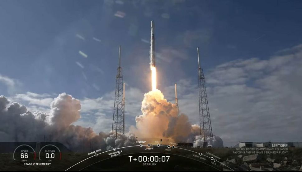 SpaceX, 60 Starlink Uydusunu Fırlattığı Görevde İniş Yapan Roketi Yakalayamadı