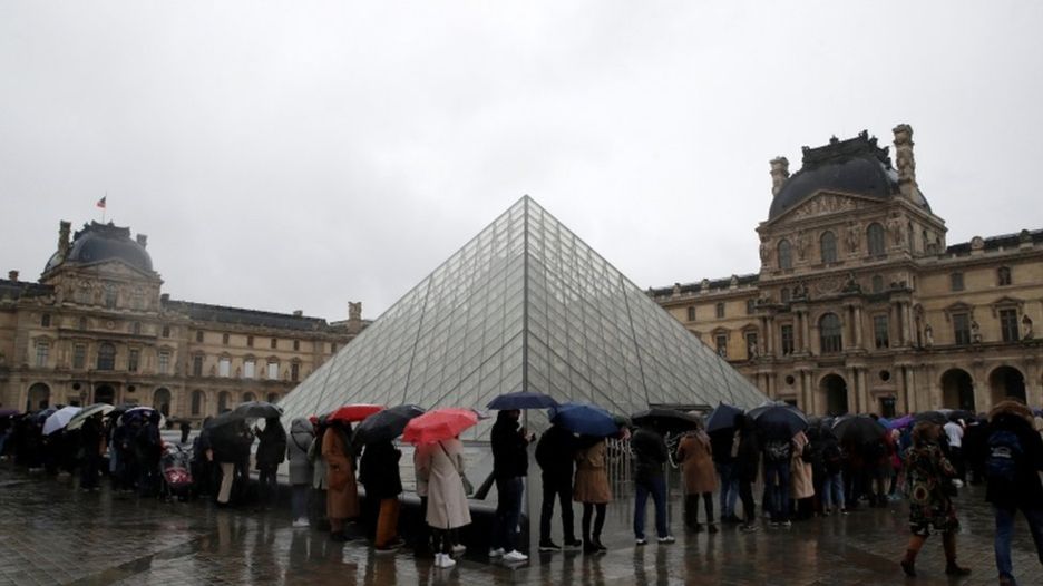 Ünlü Louvre Müzesi, Corona Virüsü Nedeniyle Kapatıldı