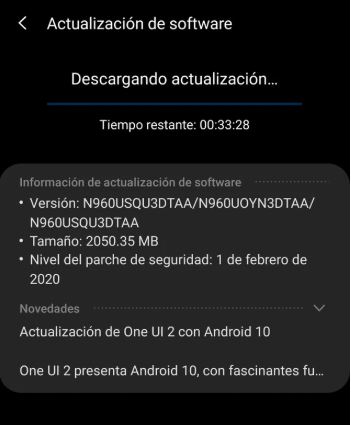 Samsung, Galaxy Note9 İçin Android 10 Dağıtmaya Başladı