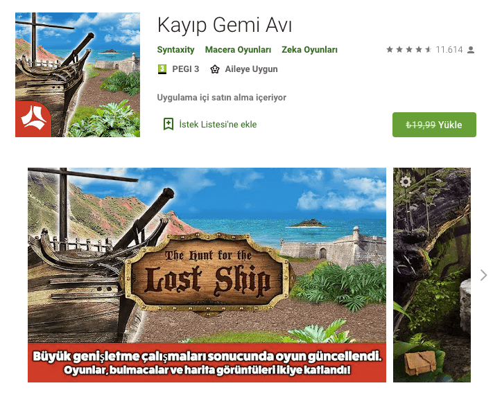 Kayıp gemi Avı