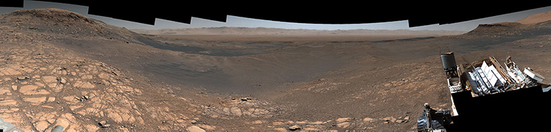 Curiosity Mars panoraması