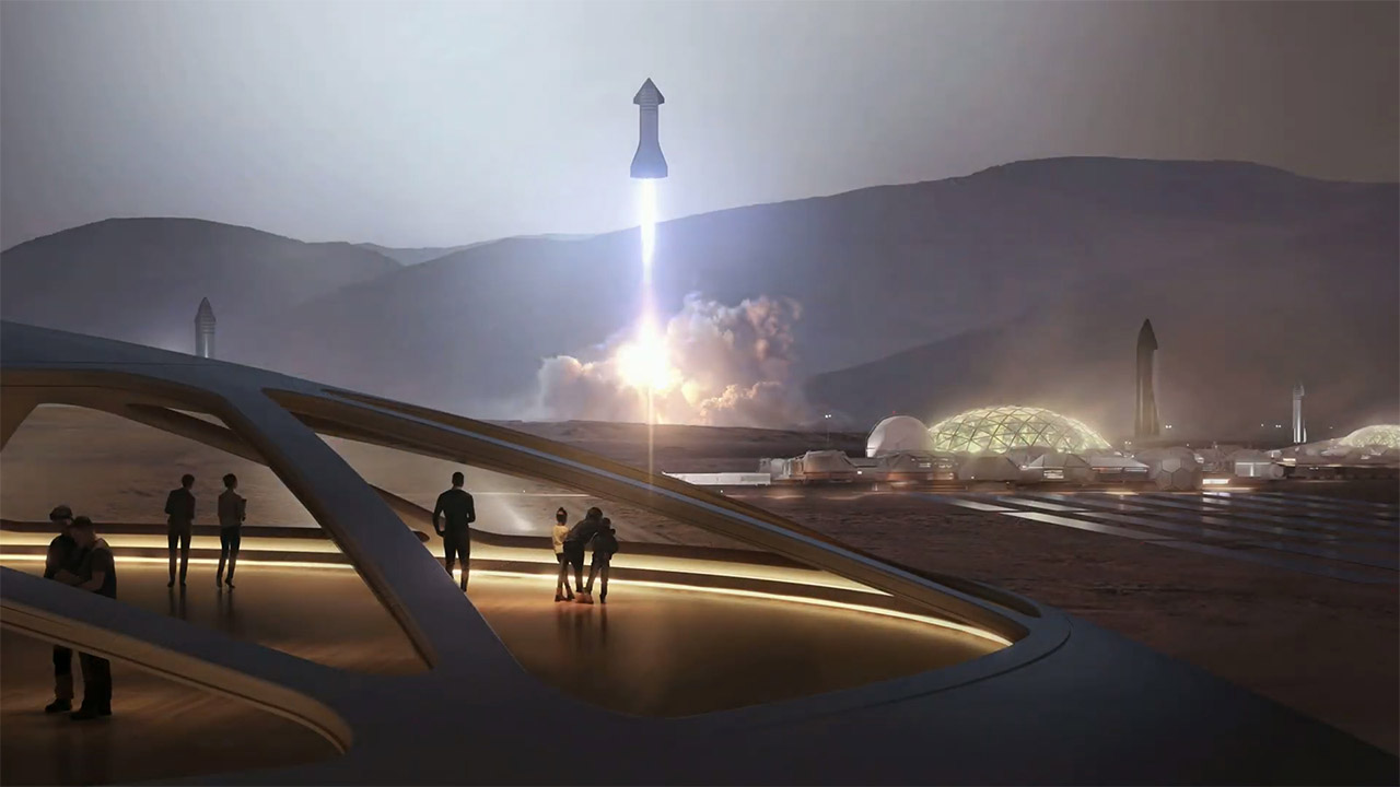 spacex starship mars