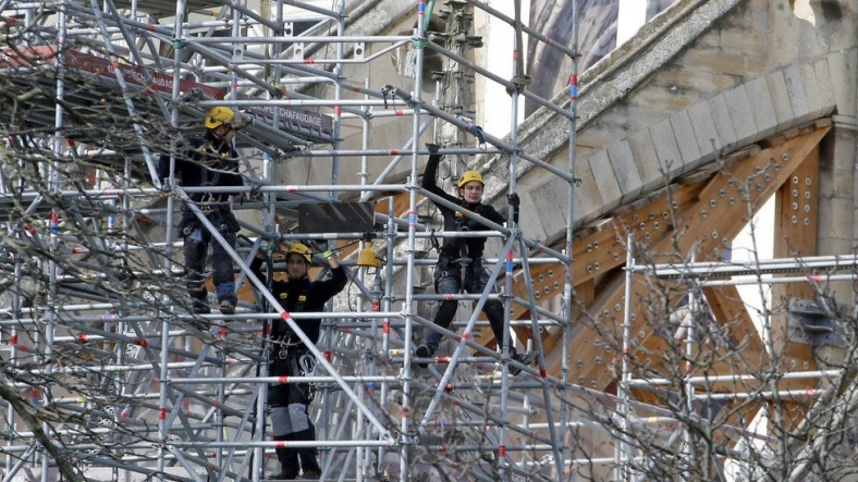 Notre Dame Katedrali’nin Restorasyon Çalışmalarından Yeni Fotoğraflar Paylaşıldı