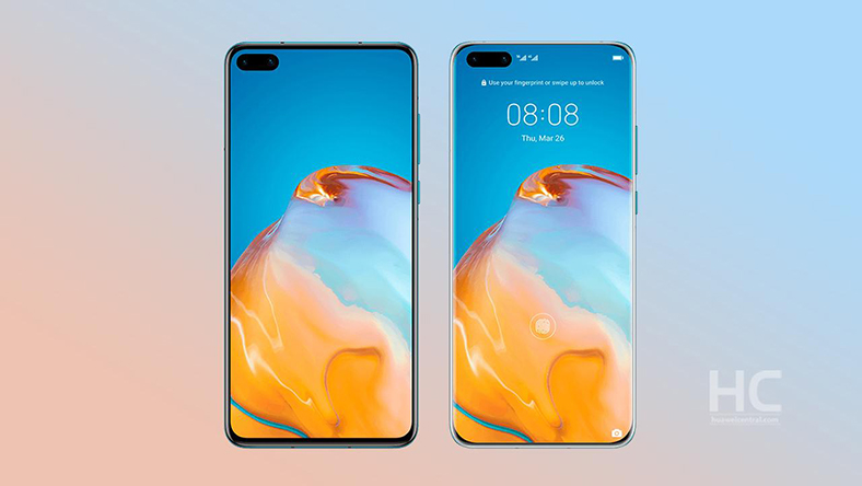 Huawei P40 ve P40 Pro’nun Detaylı Render Görüntüleri Ortaya Çıktı