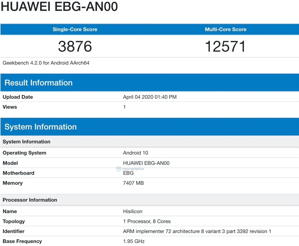 Honor 30 Pro Olabileceği Belirtilen Gizemli Telefon, Geekbench’te Ortaya Çıktı