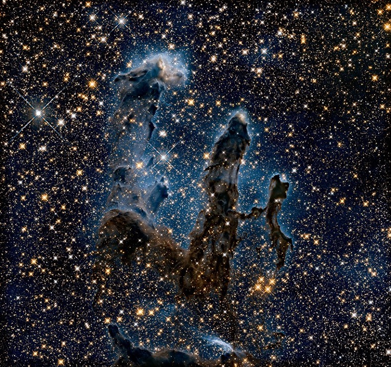 NASA, Pillars of Creation’ın Kızılötesi Işıktaki Görüntüsünü Paylaştı