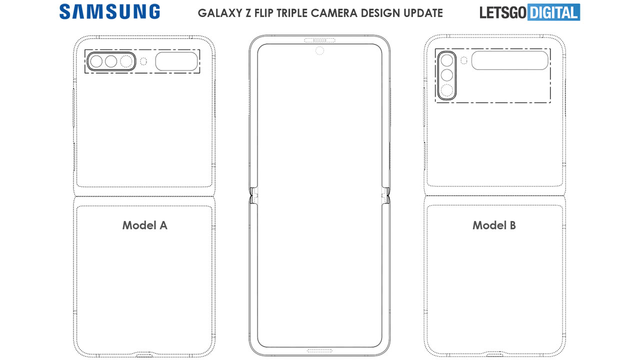 Samsung Galaxy Z Flip 2’nin 3 Arka Kamerayla Geleceğini Gösteren Patent Ortaya Çıktı