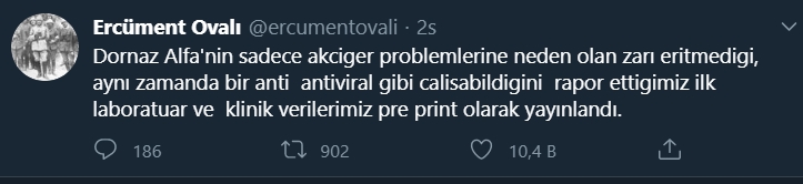 Prof. Dr. Ercüment Ovalı, Aşı ve Dornaz Alfa Hakkında Yeni Açıklamalar Yaptı