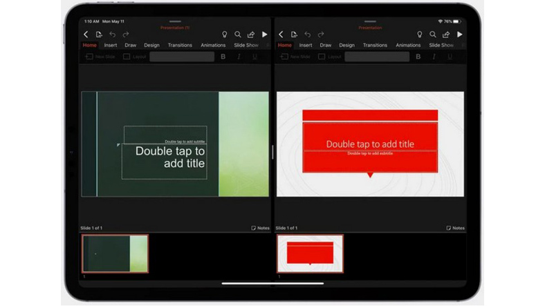 Microsoft Word ve PowerPoint’in iPad Sürümleri, Split View Özelliğine Kavuştu