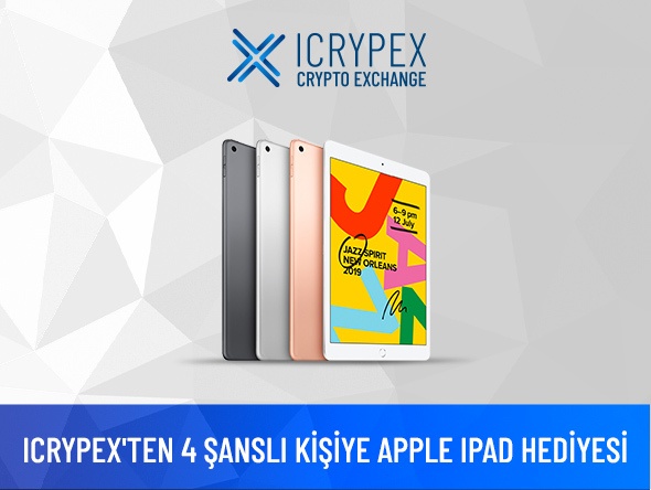 Bitcoin Alım Satım Borsası Icrypex’ten 4 Kişiye iPad Hediye