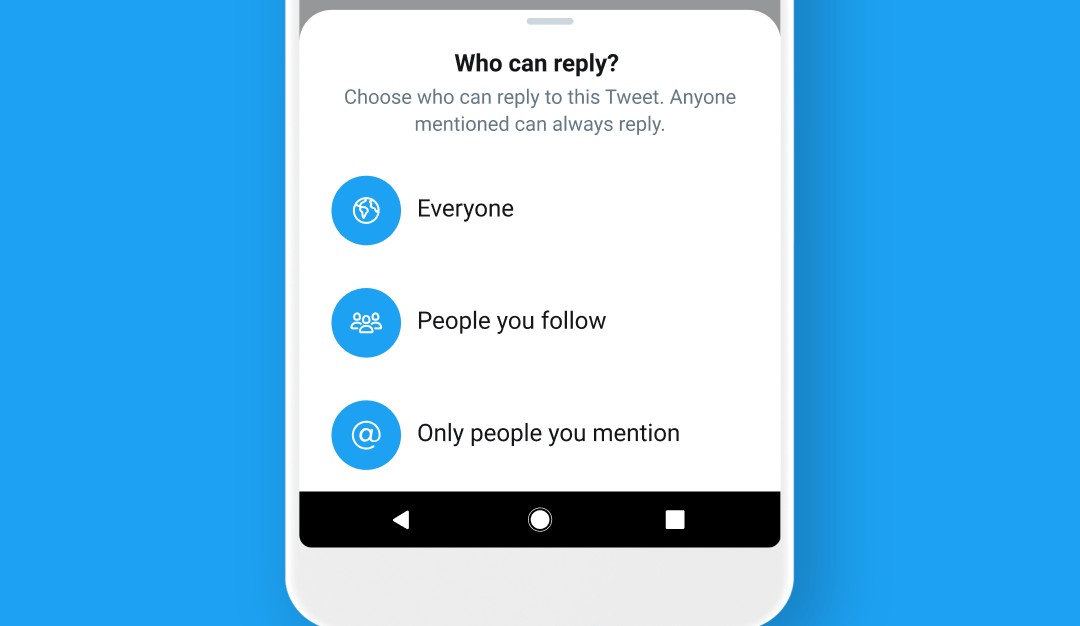 Tweetlerinize Kimlerin Yanıt Verebileceğini Seçebileceğiniz Yeni Twitter Özelliği Yayınlandı
