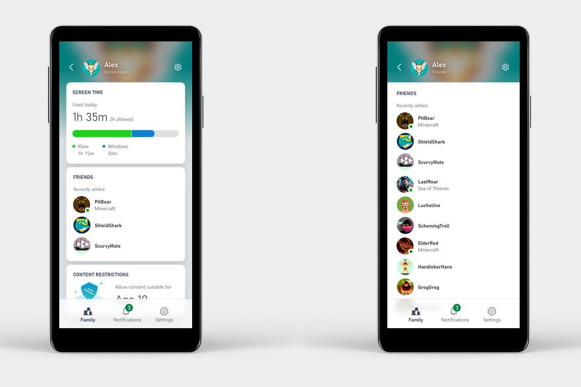 Xbox Family Settings