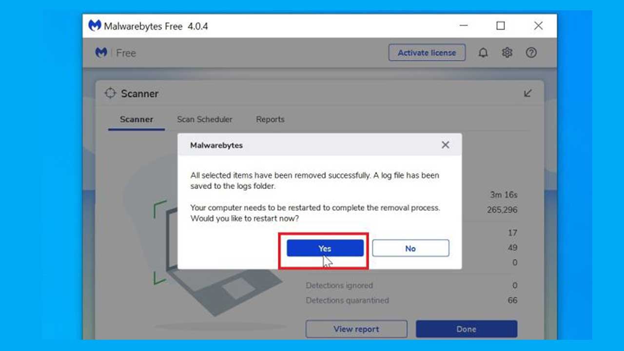 Malwarebytes ile virüs taraması yapma